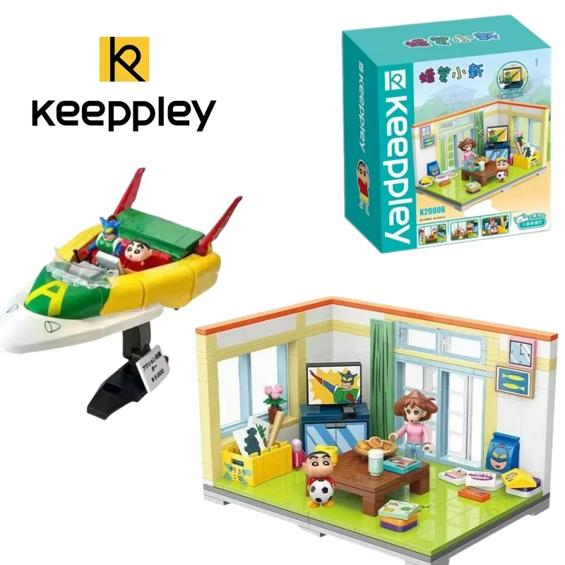 

Keeppley Crayon Boy Shin C-Chan Строительный блок Модель для гостиной Детская сборка Пазлы Развивающие игрушки Праздничные подарки Аниме
