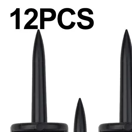 12pcs Target Nails for Recurve Bow Practice Suitable for Paper Foam Straw Hay Bale Targets Outdoor Accessories