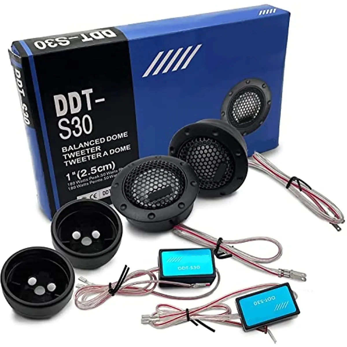 High Fidelity Car Stereo Speaker Tweeter Modified Audio Silk Dome Tweeters for Vehicle