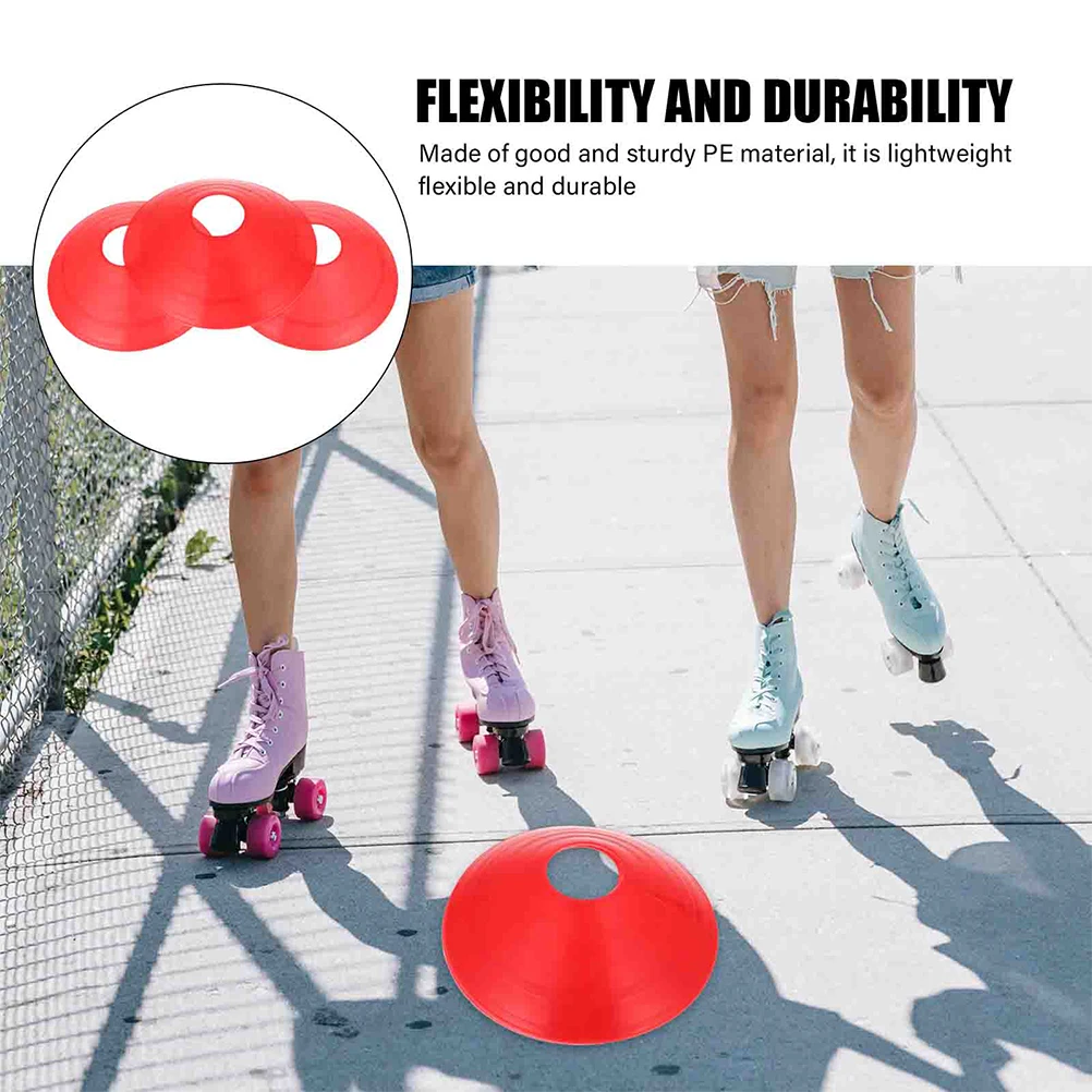 

14 Pcs Disc Soccer Cones Practice Equipment Training Sports Drills for Agility Markers Accessories