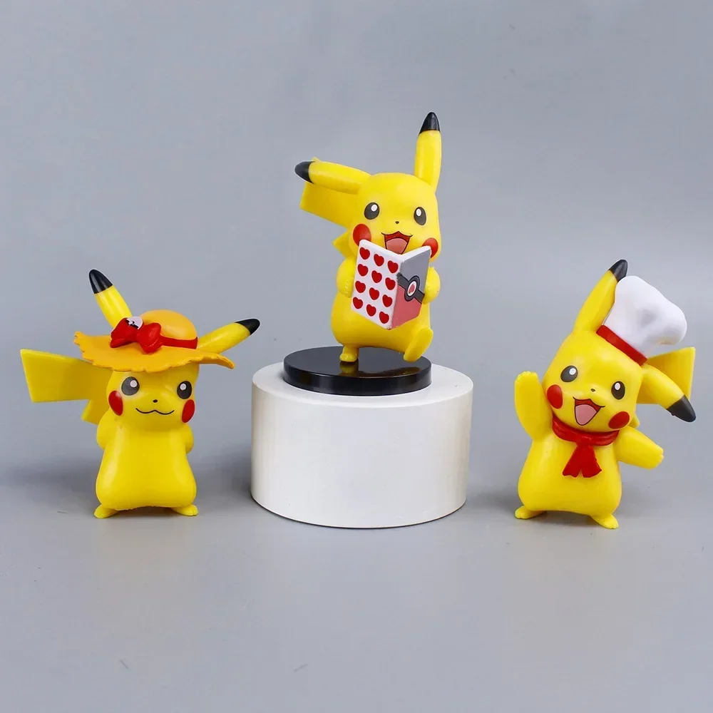 6Pcs/Sets Cartoon Movie Action Figure Mini Toys Dolls Pikachu Action Figure Model Children Gifts Birthday Gifts