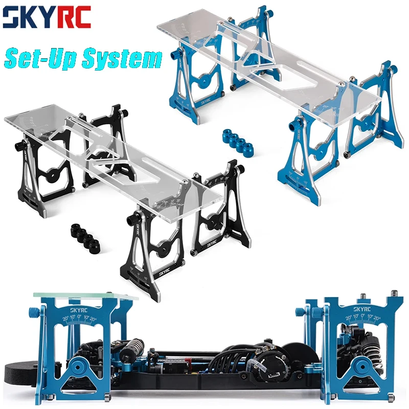 SKYRC Setup System For 1/10 Cars Camber Toe Steering and Caster Measument Tool Setup Station 1/10