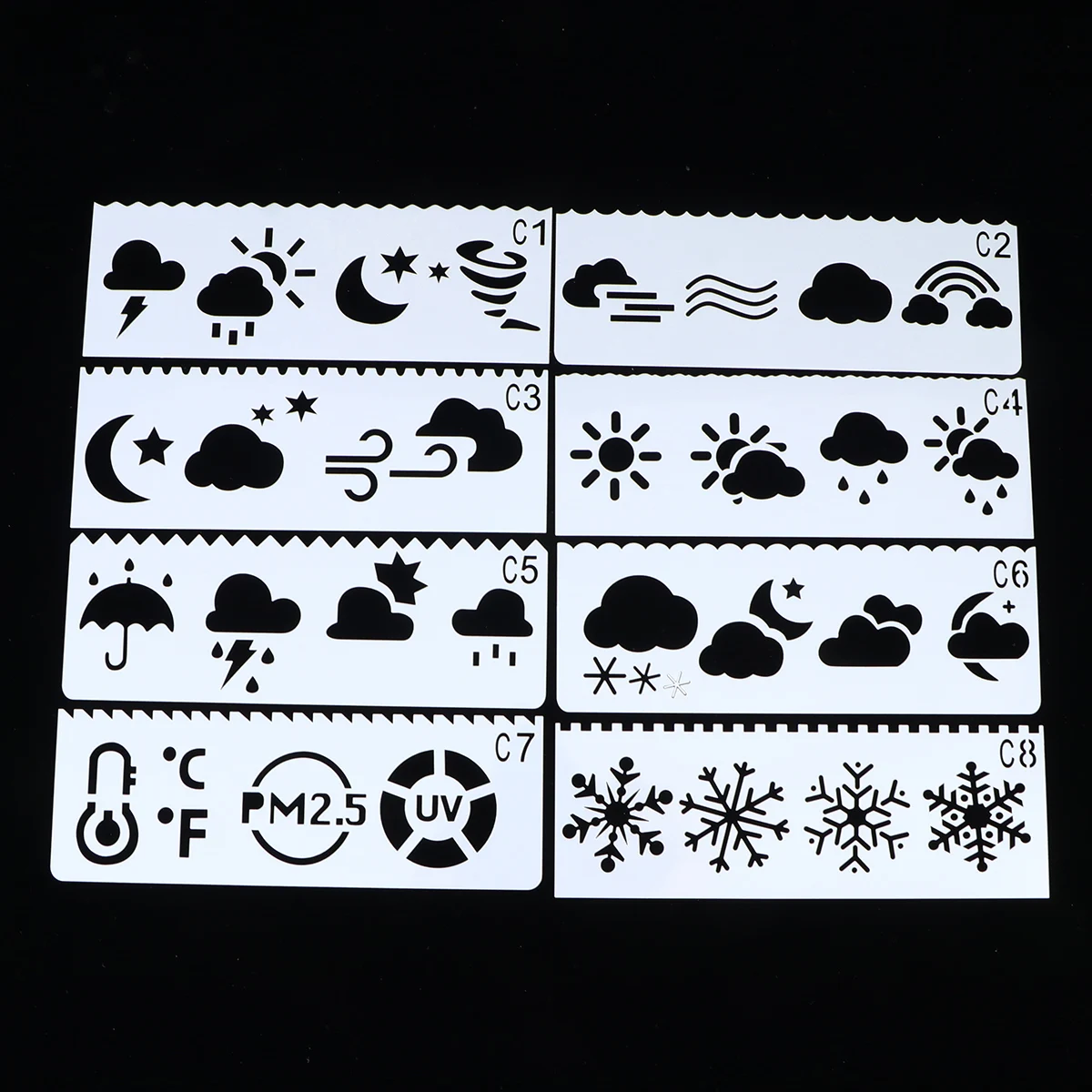 

32pcs Plastic Hollow Drawing Stencils For Kids Reusable Lightweight Creative Educational Tool School Art Project Art Supplies