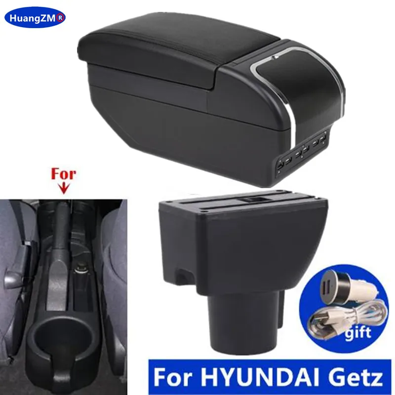 

For Hyundai Getz Armrest box For Hyundai Getz Car armrest box Central storage Box Interior dedicated Retrofit Car Accessories