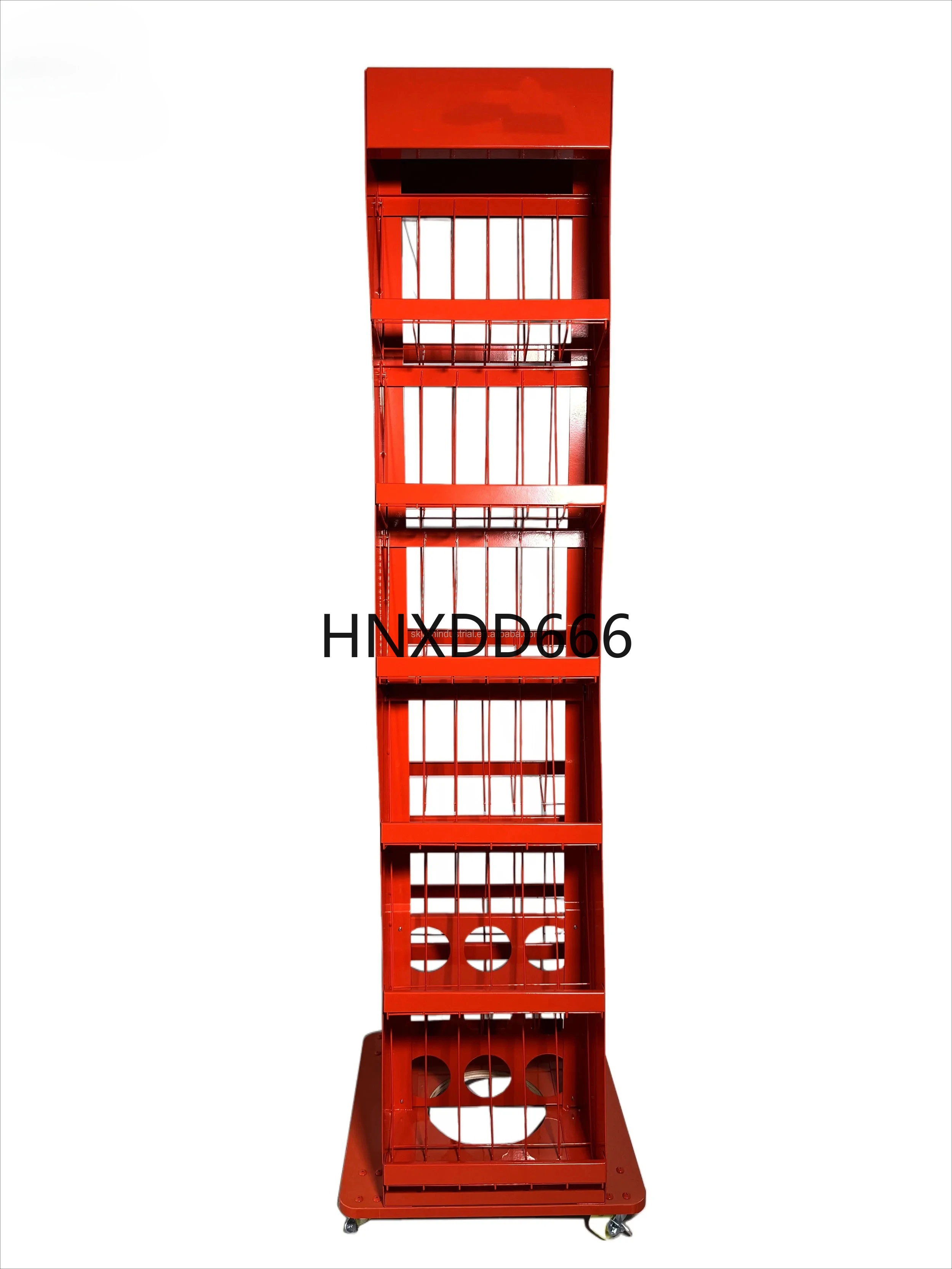 

Movable Rotating Metal Display Rack for Shop Flooring Accessories Hardware & Power Tool Stand Acrylic Glass Grocery Exhibits
