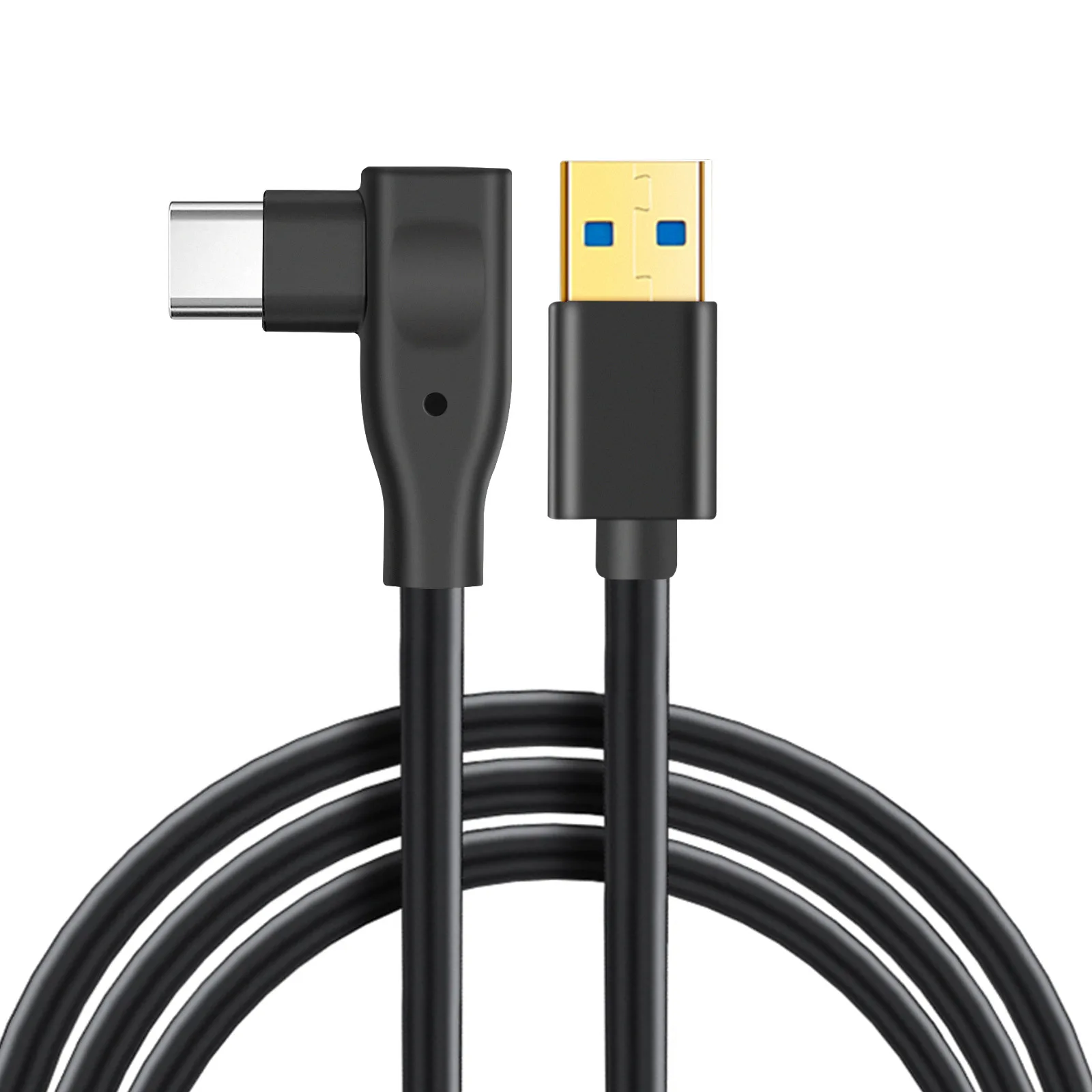 USB3.2 Gen 2 Cable 10Gbps USB A to USB C 3A Fast Charging Elbow 3m 5m 6m for Oculus Quest 1/2 VR Link Type C Cable Camera Line