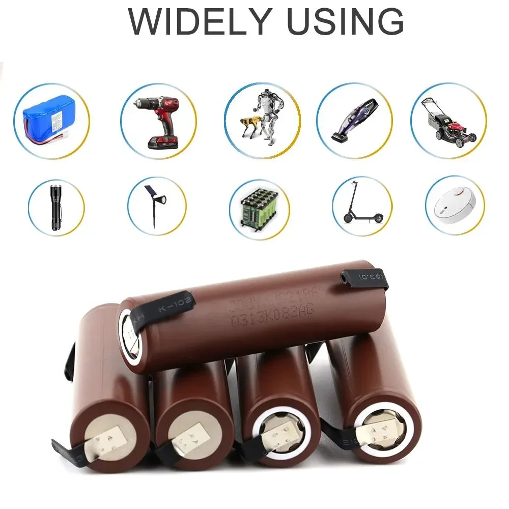 HG2 2000mAh Battery 3.6V 18650 Battery with Strips Soldered Battery for Screwdrivers High Current+DIY Li-ion