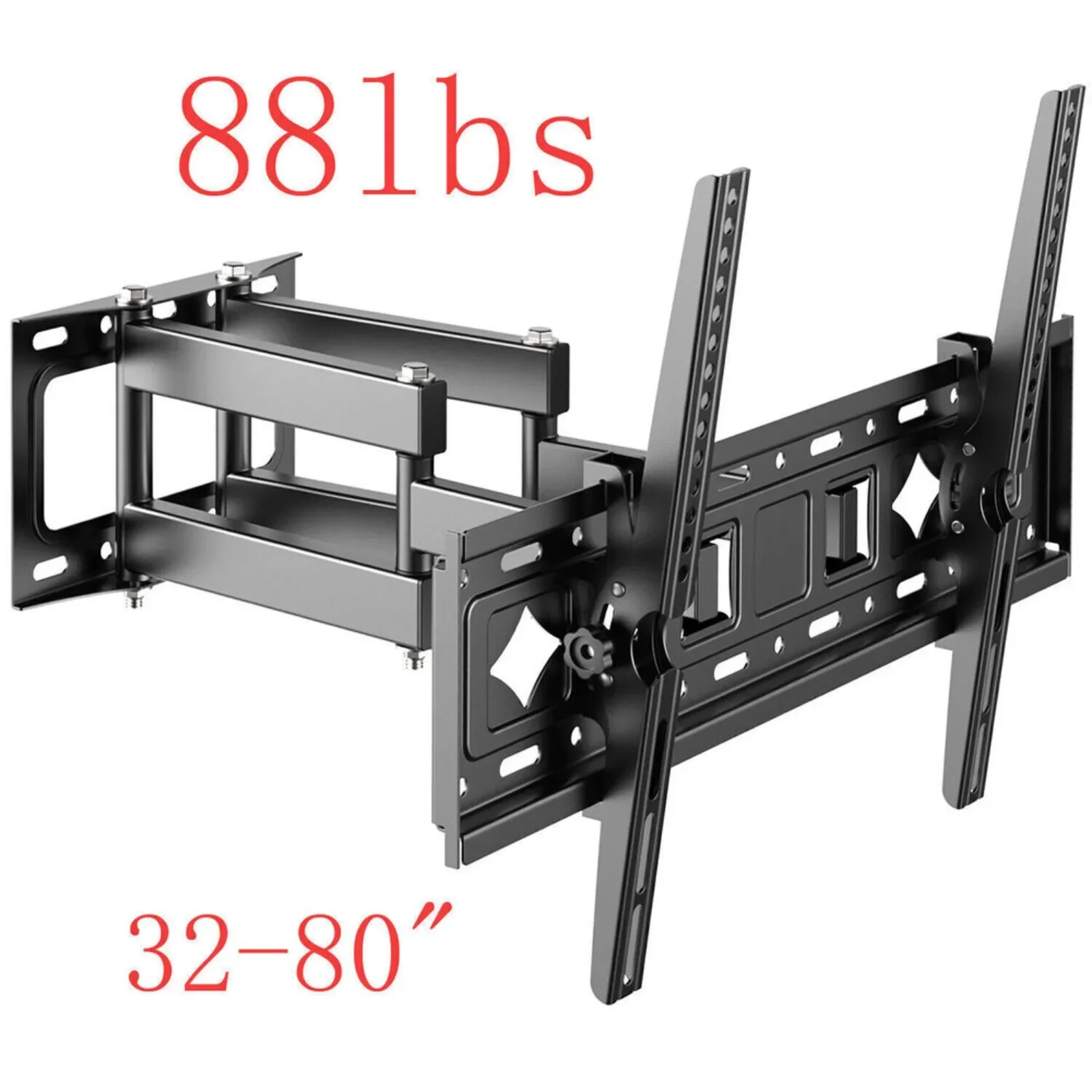 

US Articulating Full Motion TV Wall Mount Swivel Tilt For 42 47 50 55 60 65 70 80 "