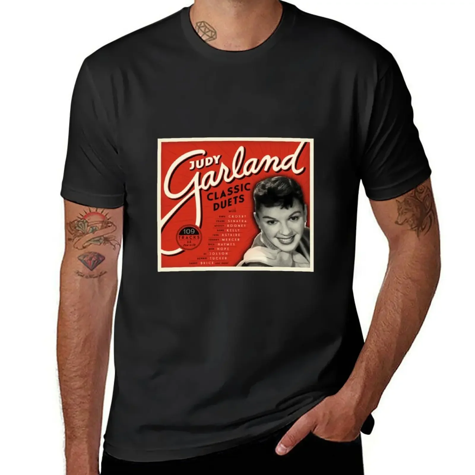 Judy Garland Classic Duets T-Shirt baggy shirts tees mens big and tall t shirts