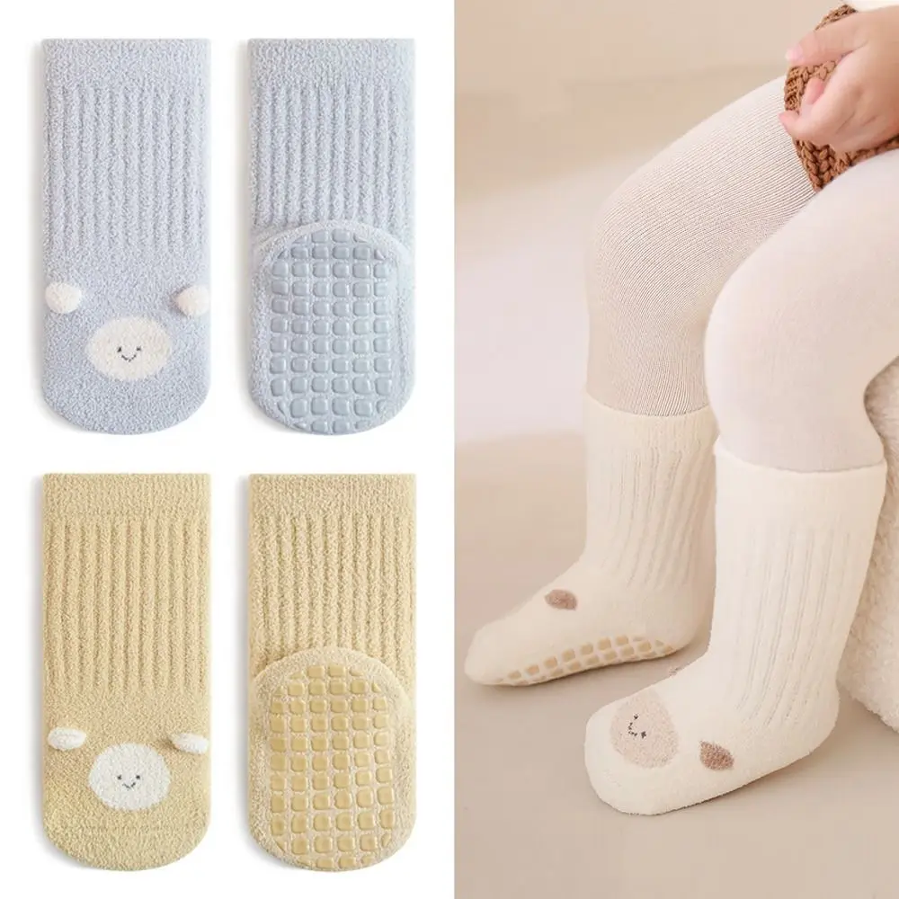 أزياء الشتاء الطفل الجوارب لينة رشاقته طفل الجوارب الدافئة لطيف الكرتون الطابق الجوارب الطابق