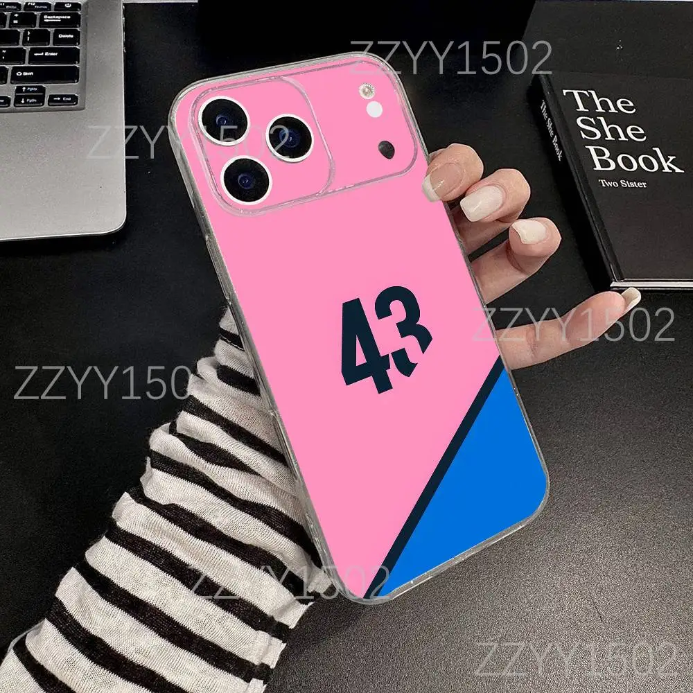 حافظة هاتف F1 Argentina F-FrancoS 43 لهواتف iPhone 17,16,15,14,13,12,11 Pro,Max,Plus,X,XS,XR,SE4,E Mini شفافة ناعمة #2