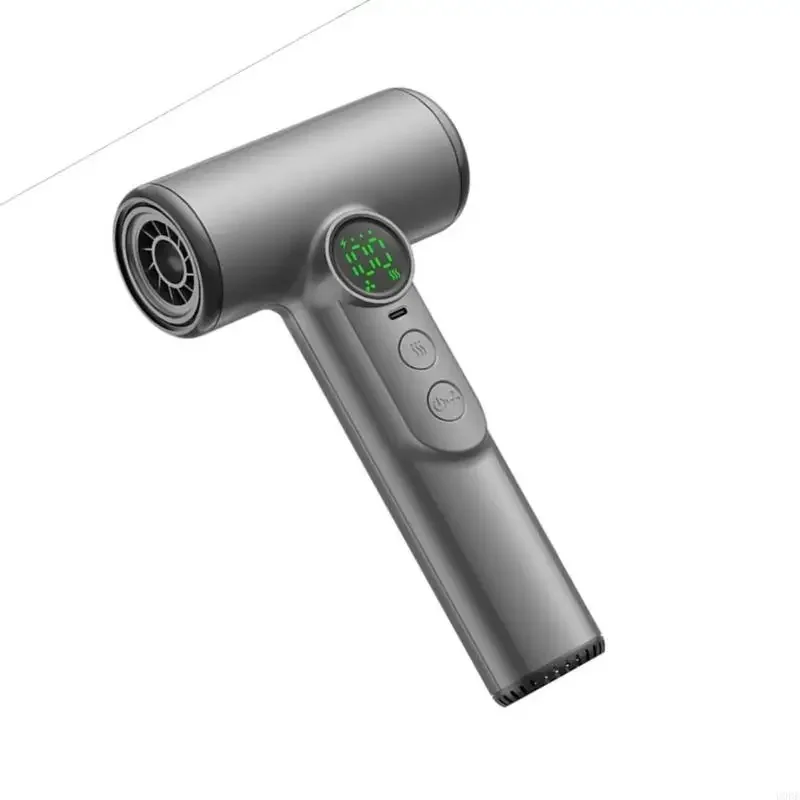 Rechargeable Blow Dryer 100 Speed Settings Wireless Portable Hair Dryer 30000 RPM High Speed Blow Dryer Enduring