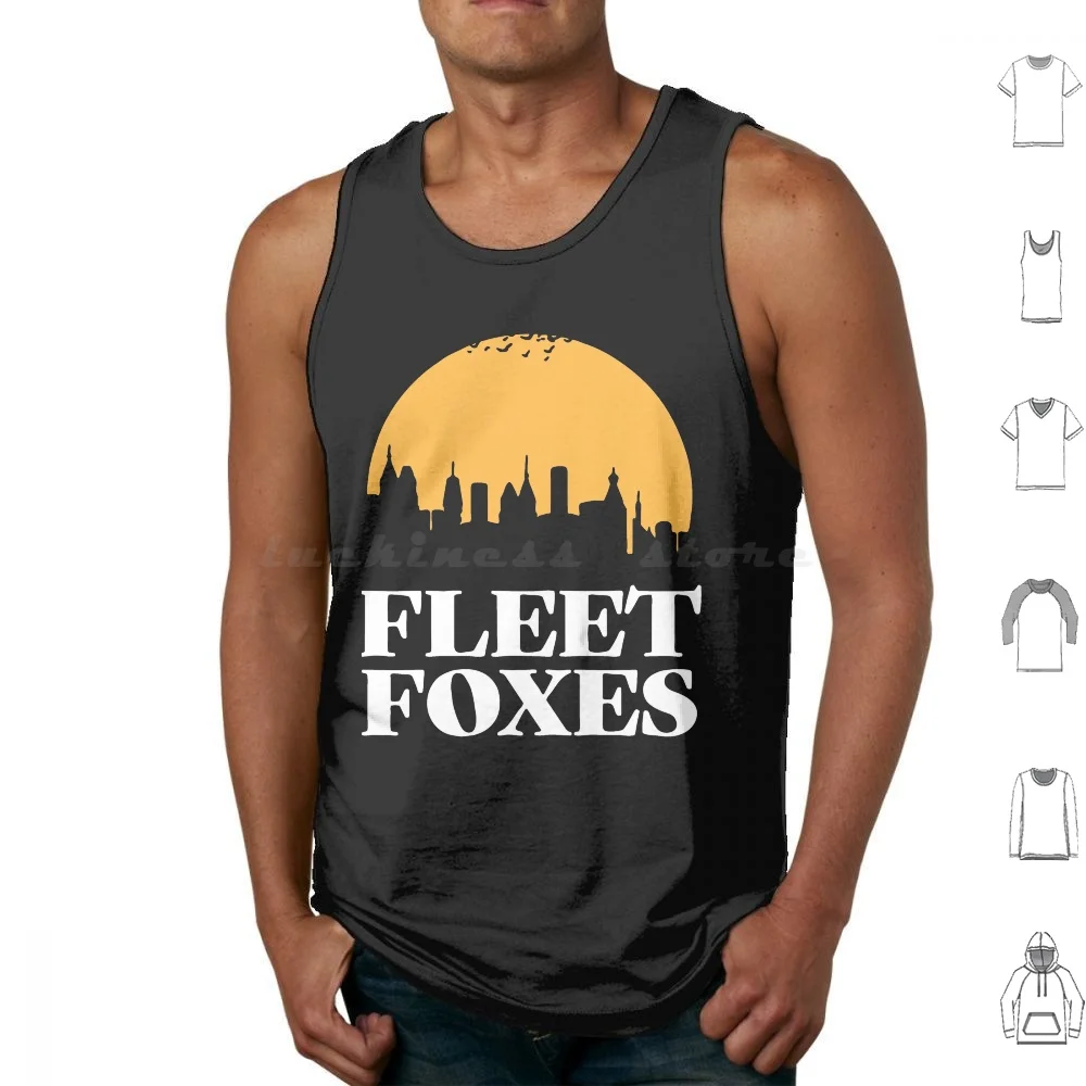 

Fleet Foxes Tank Tops Print Cotton Father John Misty Indie Fathers Day Folk Music Misty Fleet Foxes Father Father John