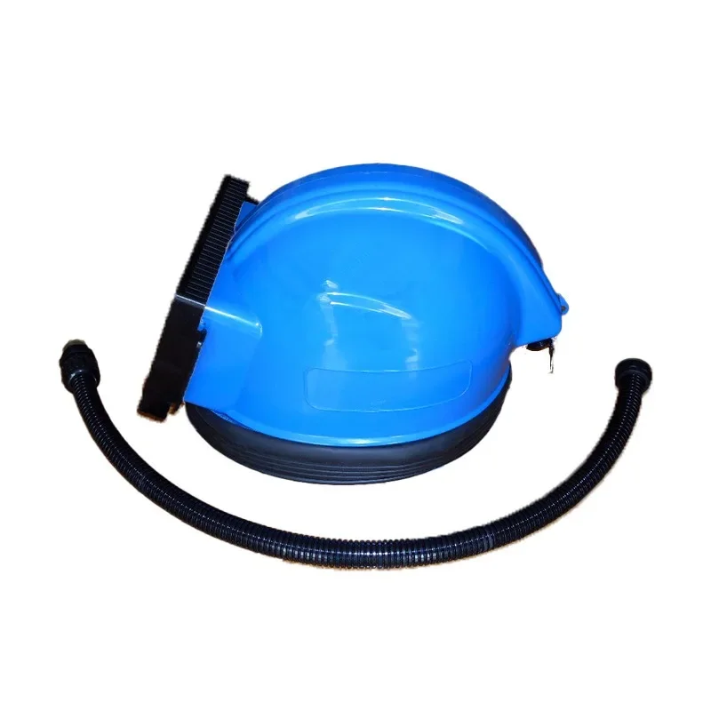 Sandblasting Helmet with Integrated Respirator & Air Supply Hose – Full-Face Abrasive Blasting Hood for Industrial Use