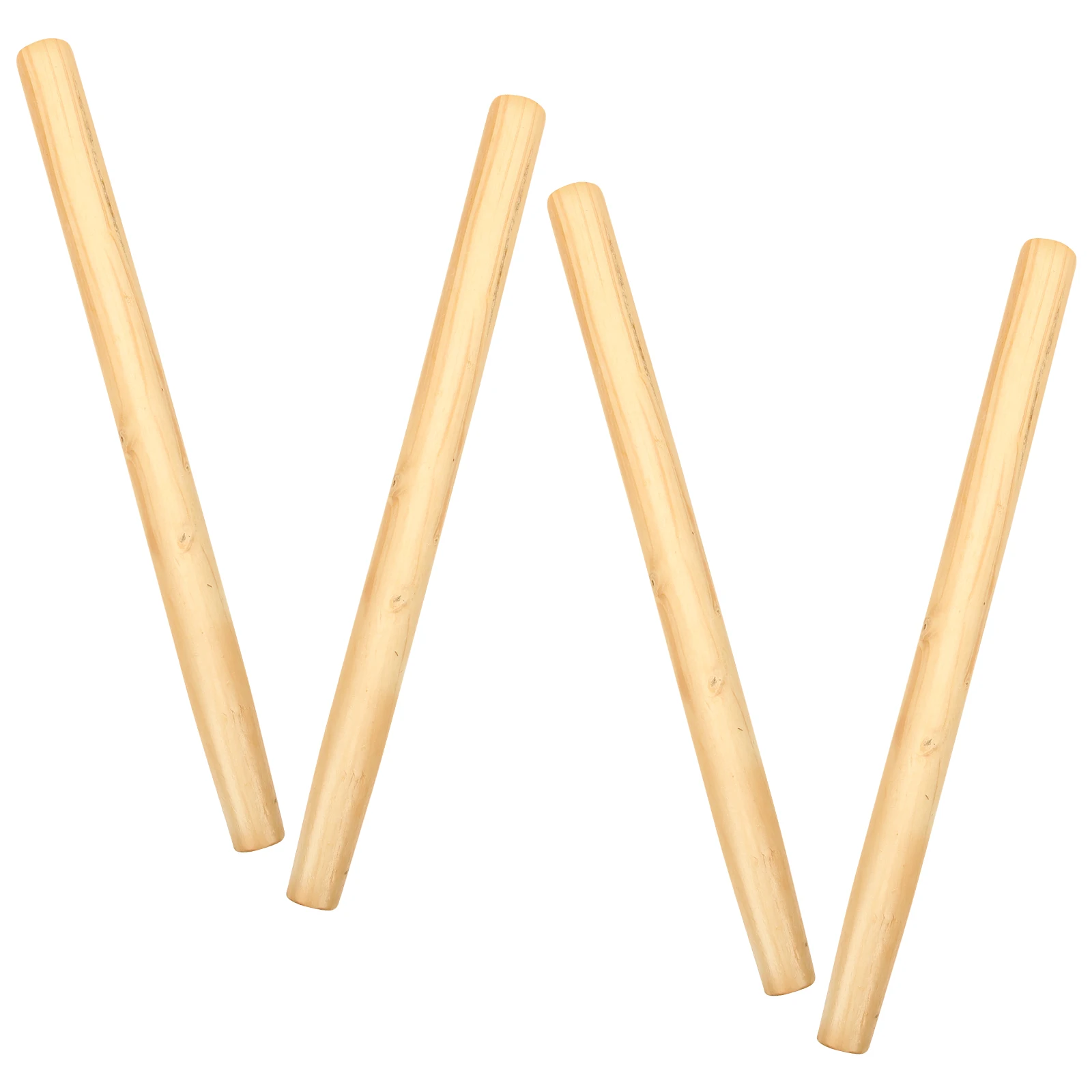 

4pcs Wooden Shovel Hoe Handles 35-40cm Durable Lightweight Wood Grip Replacement Garden Tool Axe Ergonomic Grip