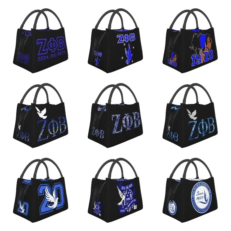 

Zeta Phi Beta Cách Nhiệt Bữa Trưa Túi Cho Công Việc Văn Phòng Người Mỹ Gốc Phi Mát Di Động Nhiệt Hộp Đựng Bento Nữ