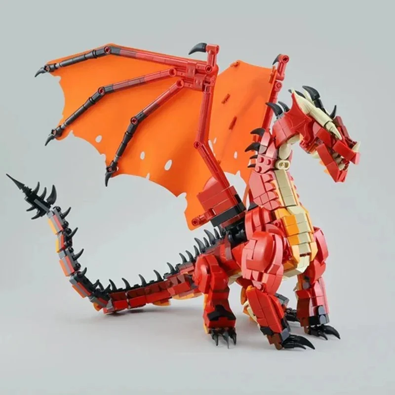 Kalein 3745 ชิ้น Dungeons & Dragons Red Dragon Legend ชุด Building Block ชุดประกอบของเล่นเด็กของขวัญวันเกิด