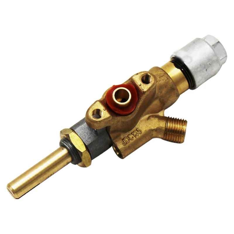 BBQ Grill Standard Brass Gas Safety Valve Low Pressure with Orkli Magnet Unit Gas Outlet 7/16-24unf Thread Supplies Accessory