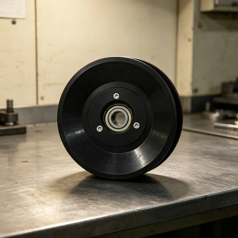 2PCS 1010 Plastic Ceramic Composite Wire Guide Pulley OD100mm Roller Wheel Industrial Textile