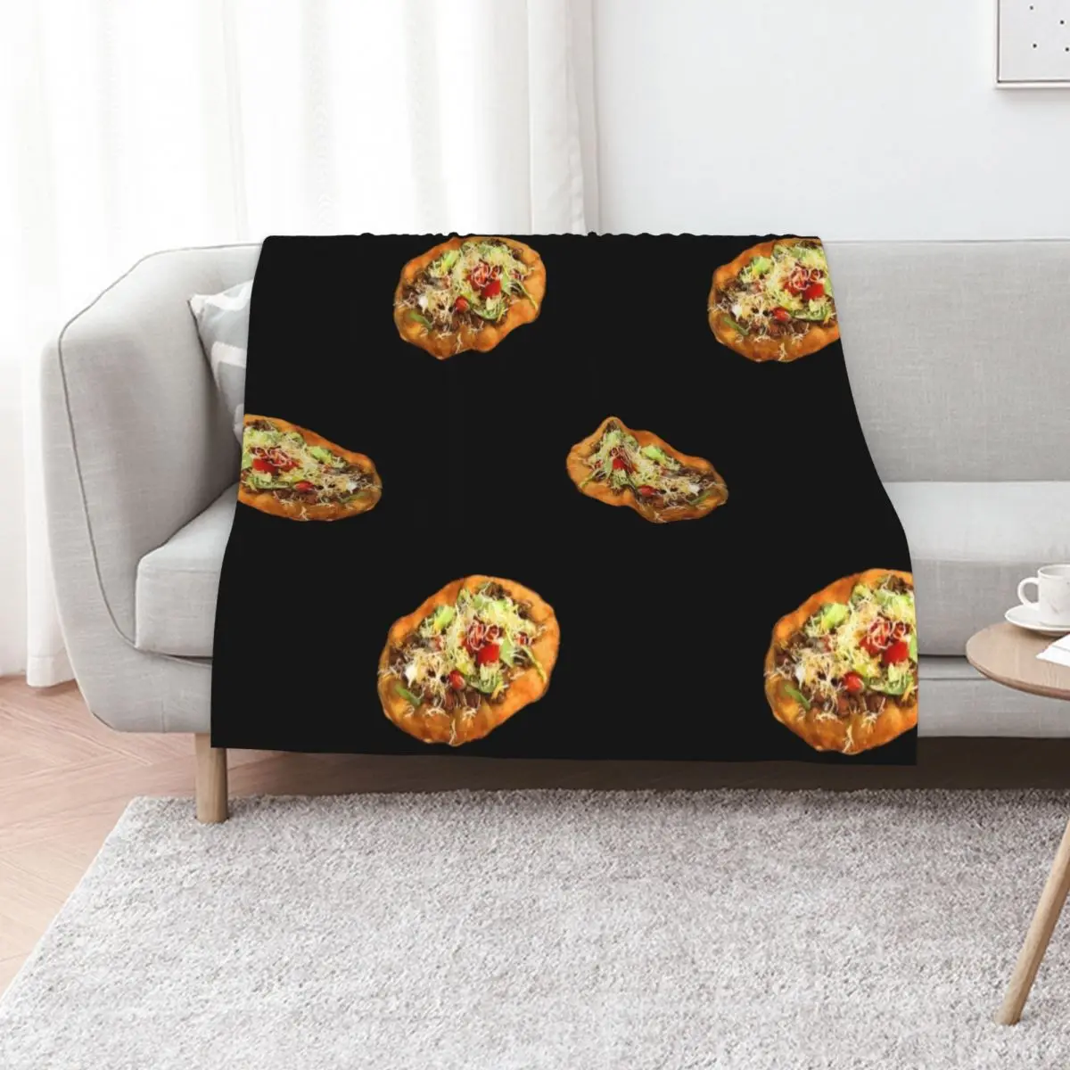NDN Taco Throw Blanket Luxury Designer Flannel Fabric Kid'S Soft Plush Plaid Furry For Sofa Thin Blankets
