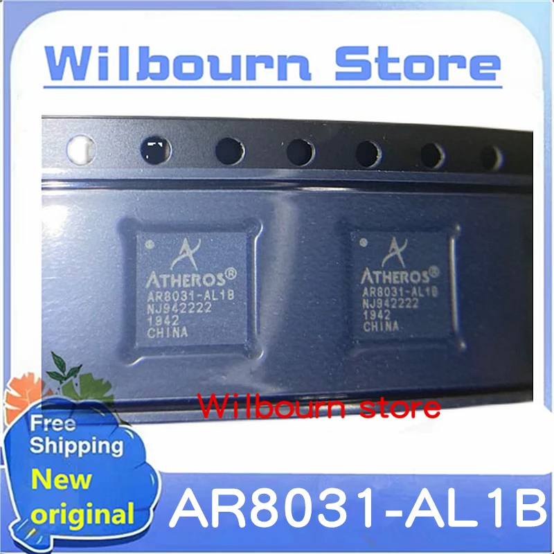 5 PZ/LOTTO 100% NUOVO AR8031-AL1B AR8031-AL1B-R QFFN48 chip Ethernet