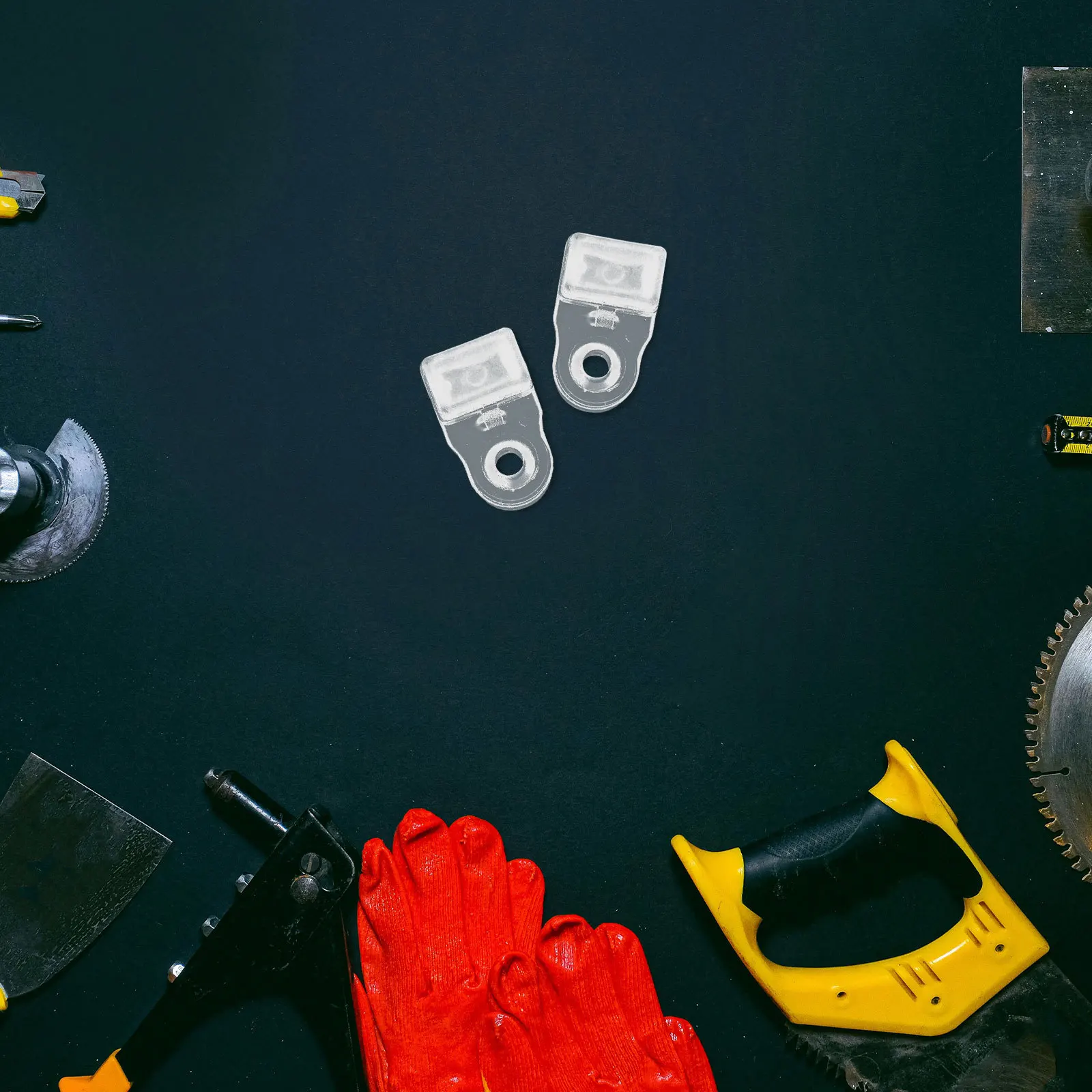 

35Pcs Closet Mirror Clips Transparent Glass Retainer Clips Plastic Clamp Holder Screws for Cabinet Door Wardrobe Panel Fixing