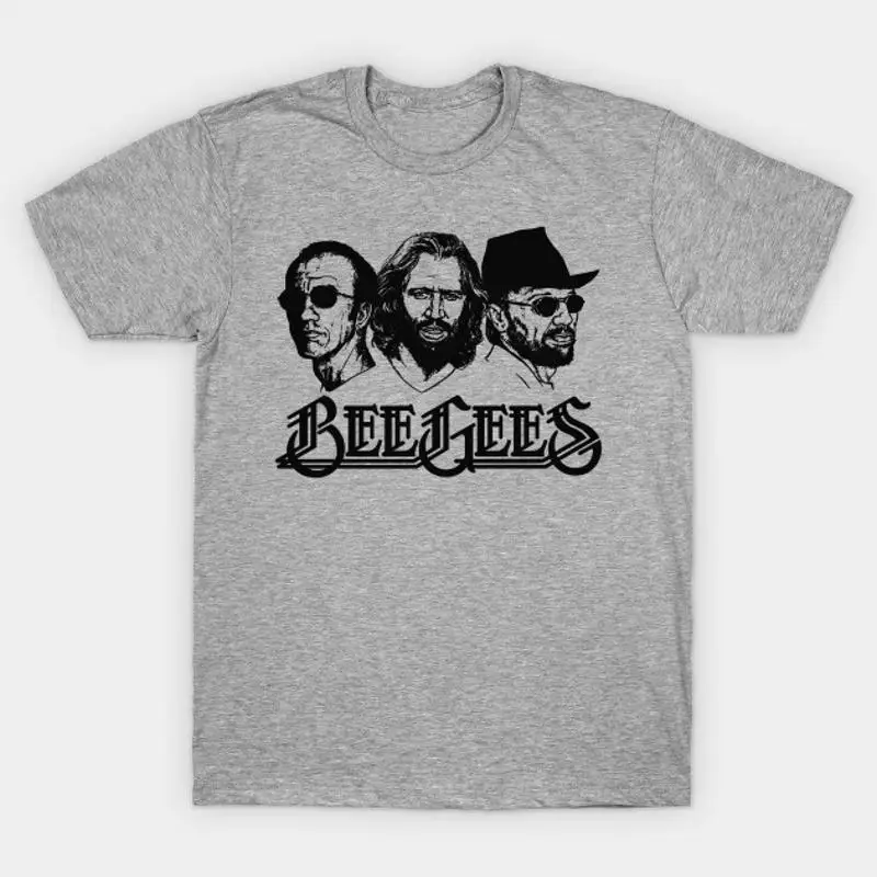 تي شيرت BEE GEES TRIO جميع المقاسات من S إلى 5 XL T01