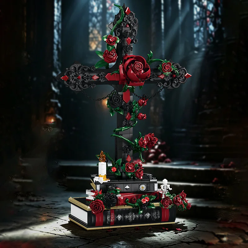 bloque-de-construccion-gotico-oscuro-con-cruz-de-rosa-y-sello-carmesi-de-color-sangre-para-decoracion-interior-adorno-y-regalo-festivo