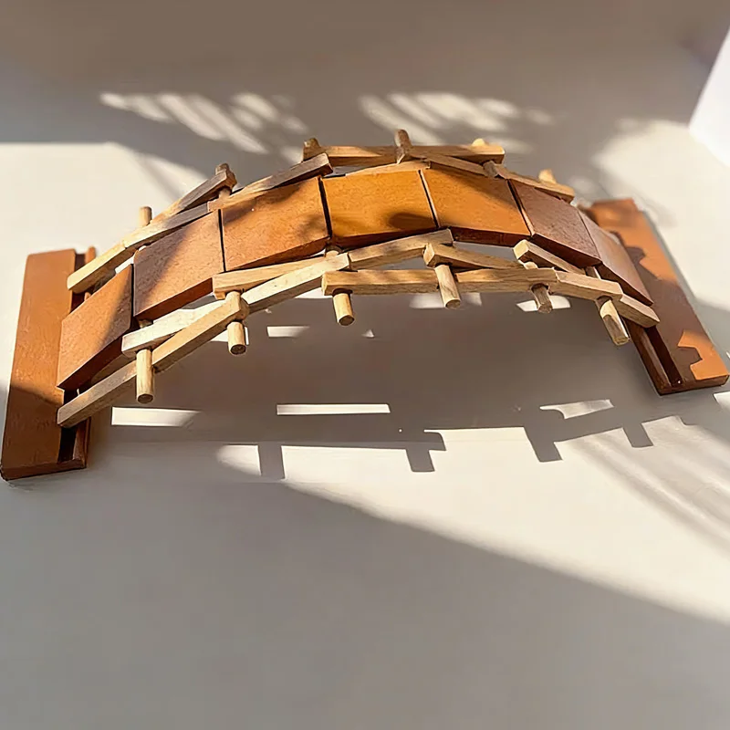 

Деревянный конструктор-головоломка «Арочный мост Лу Бань» для детей: развивающая игрушка для мальчиков и девочек, креативный подарок