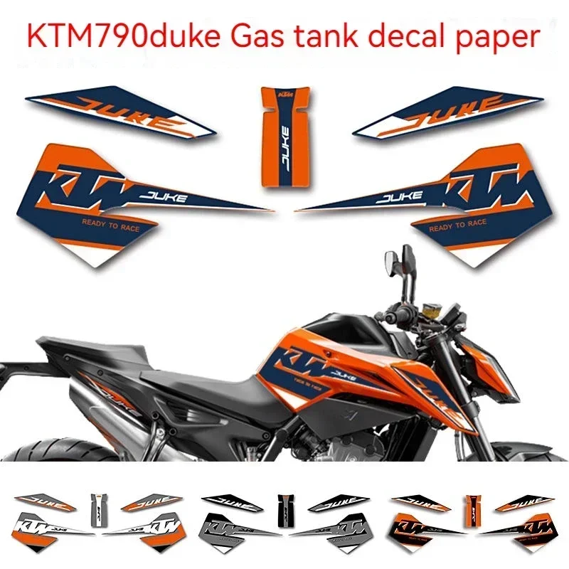 For KTM 790 Duke 790 Motorcycle Fuel Tank Side Anti slip Sticker Motorcycle Decoration Sticker Accessories moto accessories