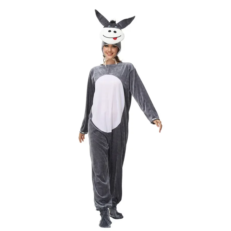 Children's Amusement Park Show Cosplay Donkey Onesie Animal Doll Costume for Kids