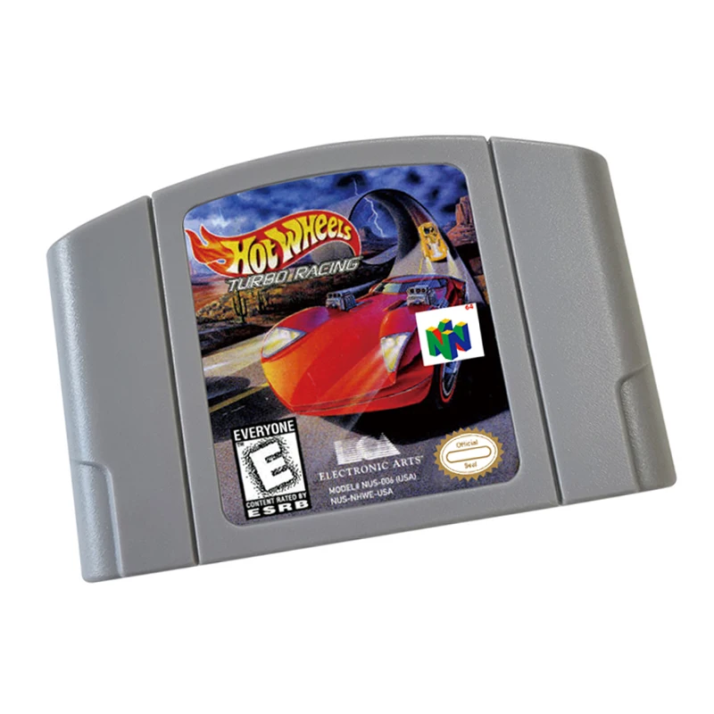 

Hot Wheels - Turbo Racing 64 Bit Video Game Cartridge For US And EU Version Game Console