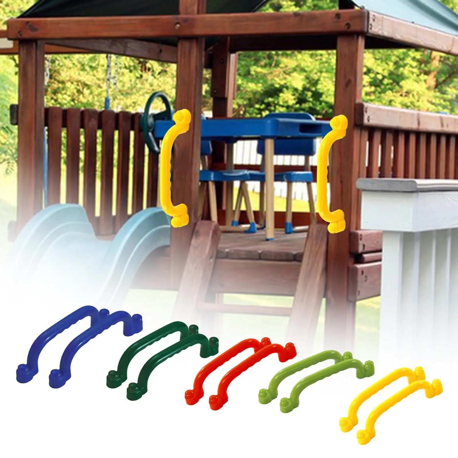 2Pcs Playground Equipment Playground Handle for Backyard Play House