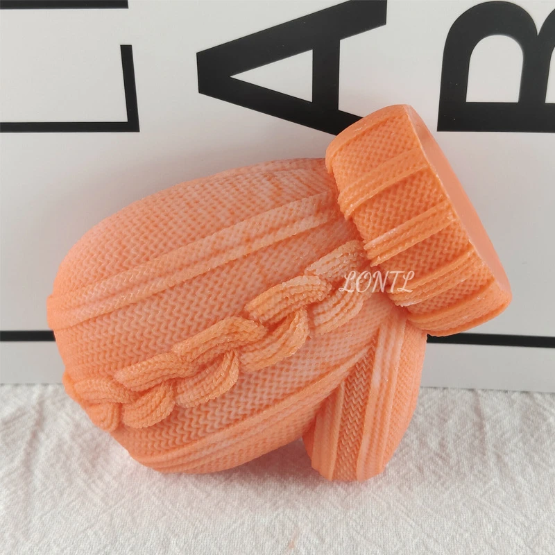 크리스마스 장갑 실리콘 양초 금형 DIY 초콜릿 케이크 쿠키 베이킹 도구 수제 공예 석고 에폭시 비누 만들기 용품