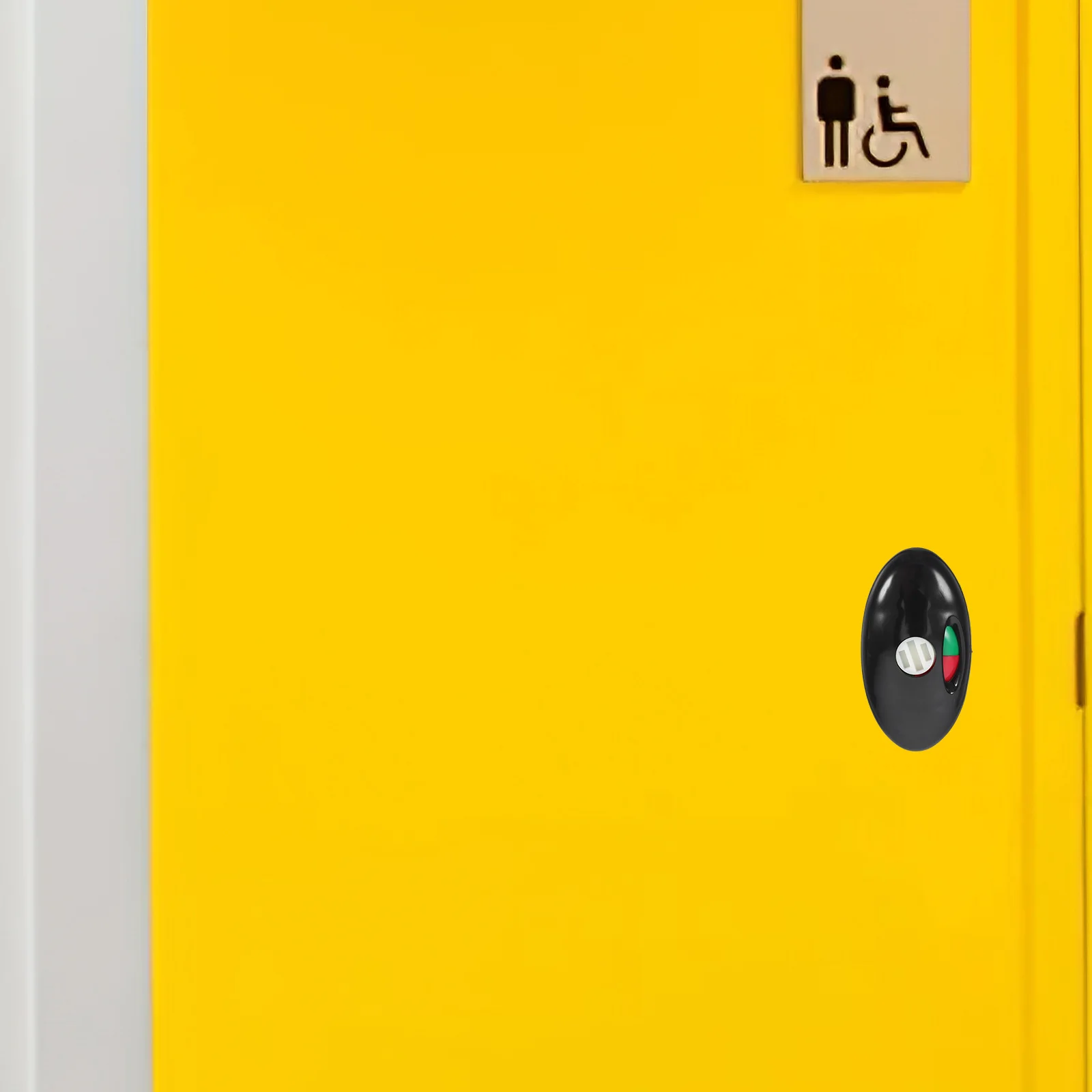 

Restroom Door Lock Indicator Sturdy Structure Easy Install Occupied Sign for Bathroom Privacy Commercial Use Bathroom Door Lock