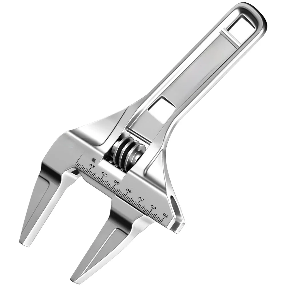 

Multifunctional Chrome Vanadium Steel Wrench 19.3x5.5x6.8cm with 6mm-68mm Adjustable Jaw for Home Plumbing Jobs