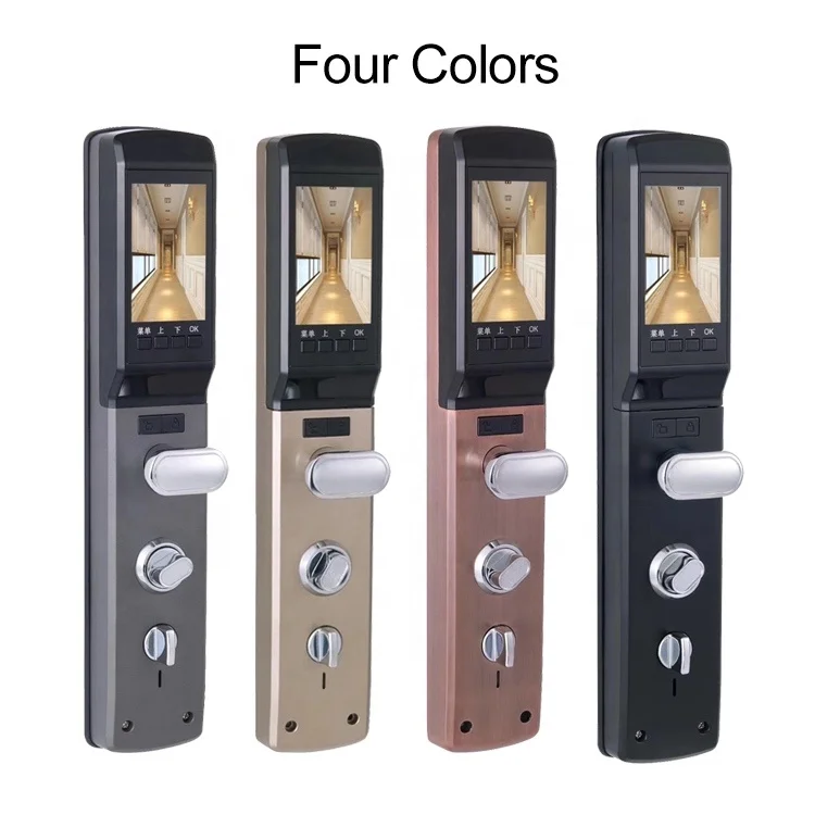 Smart App Video Control Home Safe Door Lock Electronic Fingerprint Door Locks