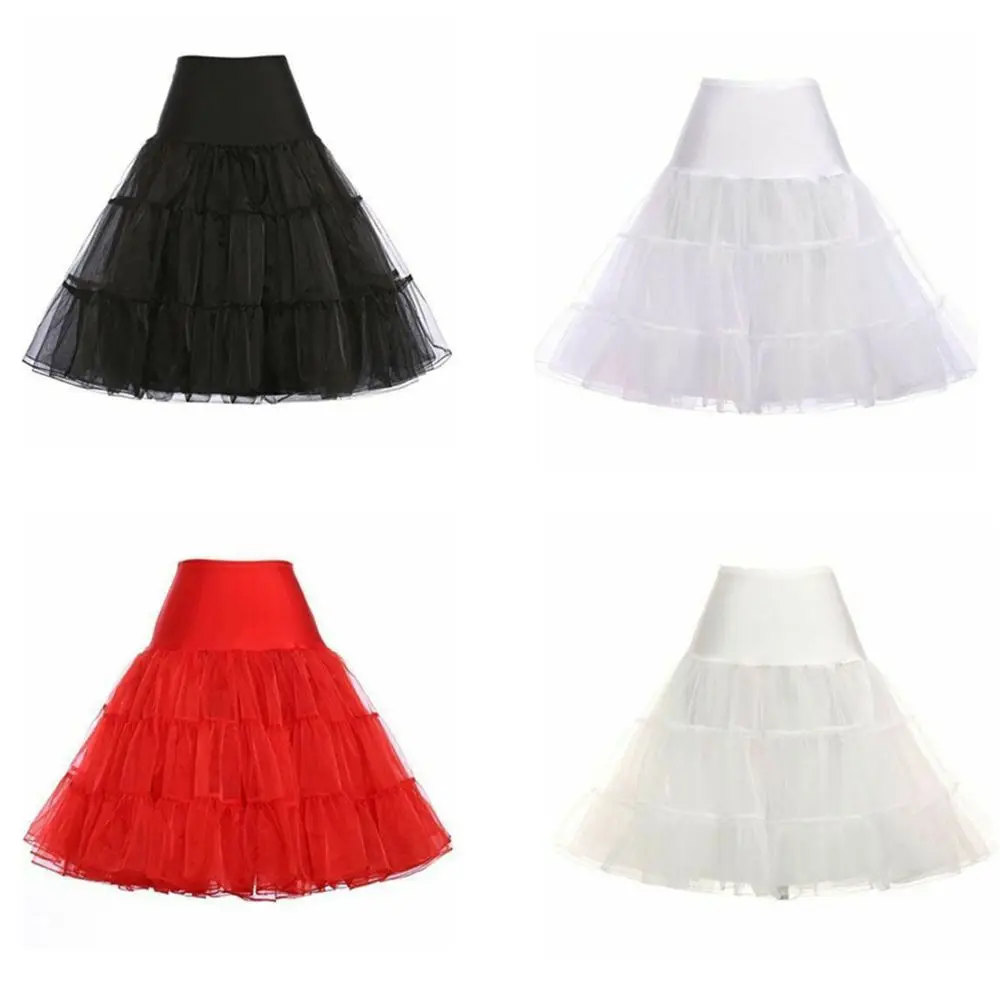 50s Bustle Ballet Crystal Gauze Petticoat Tutu Skirt Princess Skirt Swing Wedding Dresses