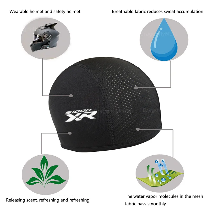 For BMW S1000XR S1000 XR S 1000 XR Motorcycle Balaclavas Helmet Inner Sweat Wicking Hat for Men Women Sports Hat Caps