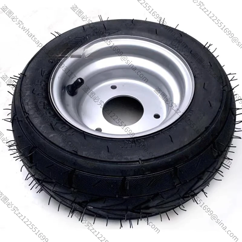 Suitable for Kart ATV 10X6.00-5.5 Inch 6 Inch Road Vacuum Tire Wheel