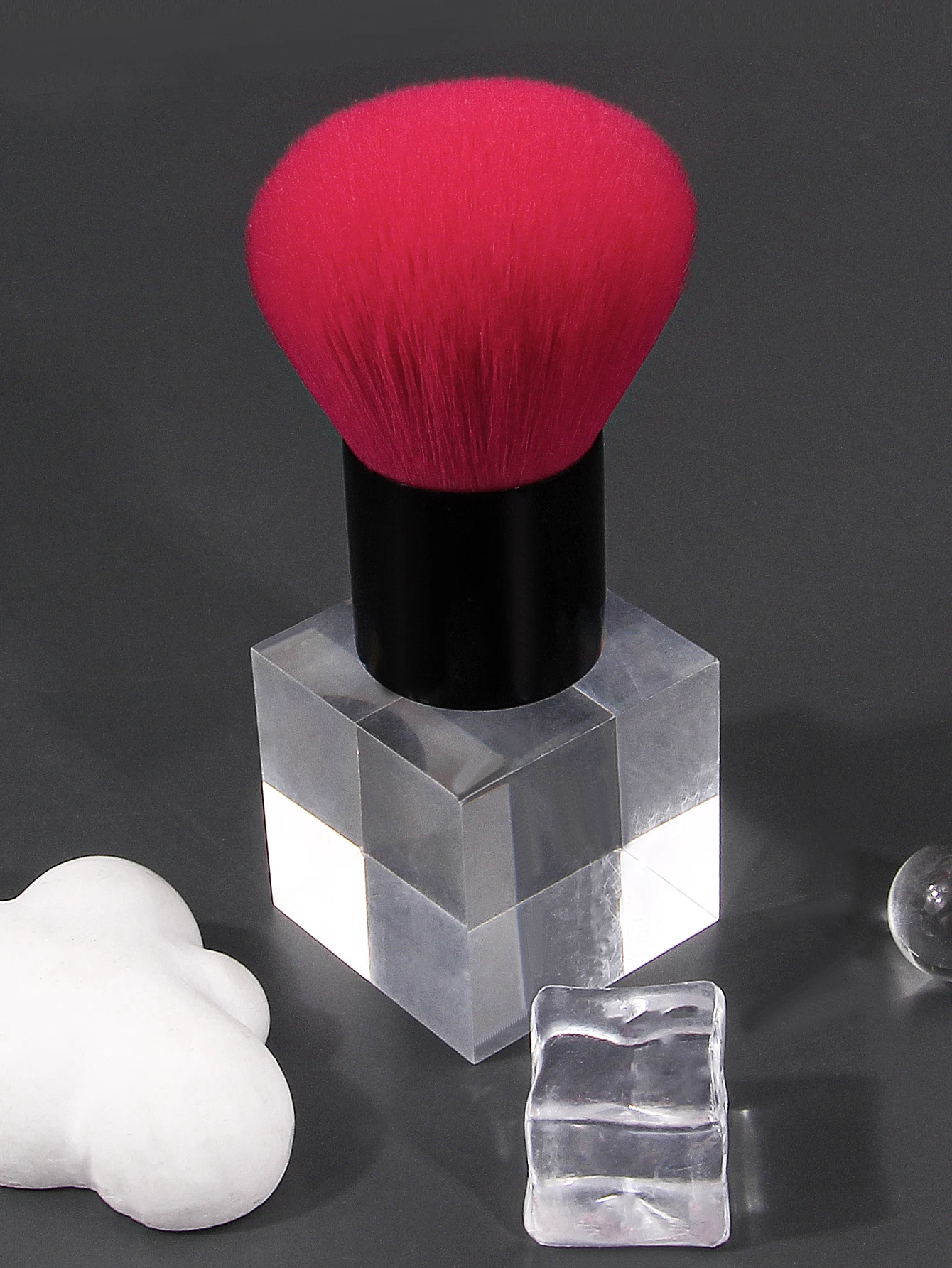 Pinceau de maquillage Kabuki, pinceau fond de teint en poudre, outil de beauté du visage polyvalent pour débutants, 1PC