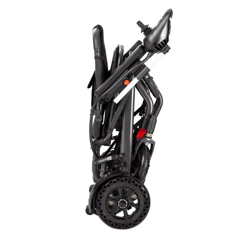 2026 Light Folding Disabled Travel Elderly Mobility Scooter Quick Release Ruedas Electrica Lightweight Wheelchair