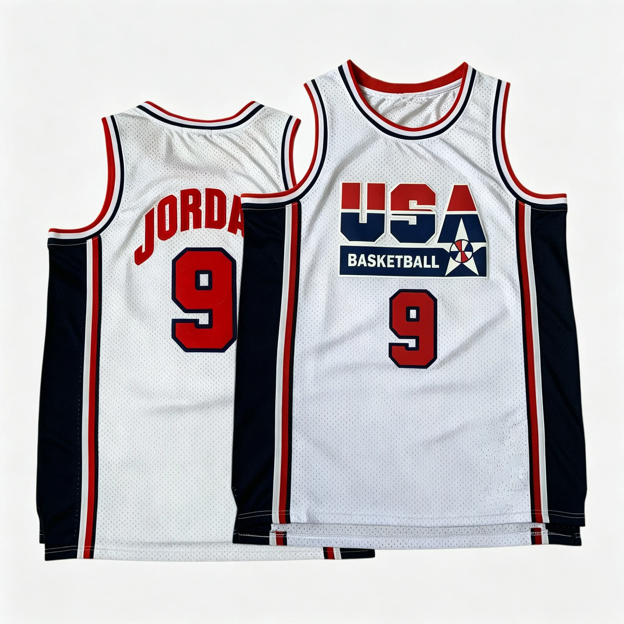2026 NEUE Neueste Weiß-Navy-Sternen-Streifen-Basketballwesten für 3D-gedruckte Fans Lässige Mode-Oberteile Familienkleidung Modisch – Detail 5