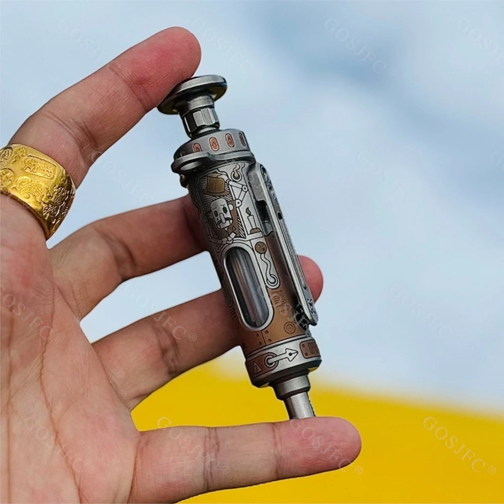 ACEdc & One Bean MAXDOC Magnetic Levitation Titanium Push Slider Stress Release Toy EDC Tool Anxiety Relief Gadgets