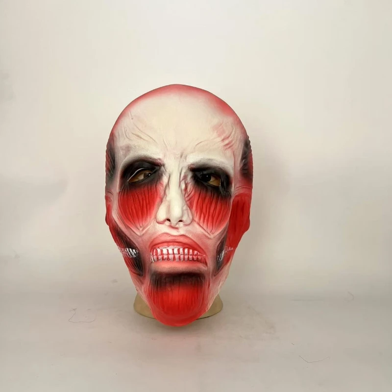 

Anime Attack On Titan Latex Mask Shingeki No Kyojin Cosplay Atack Halloween Cosplay Props Attaque Des Titans Masque Mascarillas