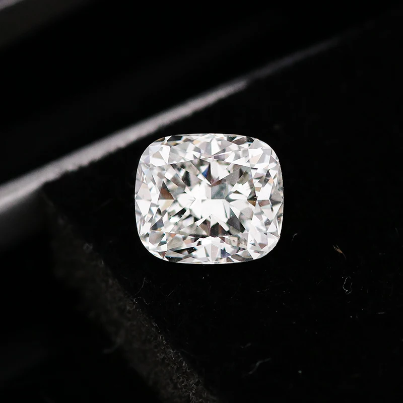 Certificado ici provençal 5ct, corte de almofada alongada, diamante cultivado em laboratório e/vs1, excelente diamante cvd, pedra solta para fazer jóias