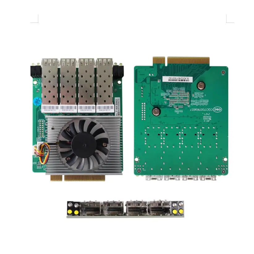 

Универсальная сетевая интернет-карта BKHD NIC Intel XL710 4xSFP + адаптер PCIe для виртуализации центра обработки данных сервера