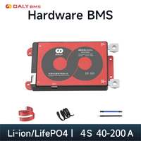 Daly BMS Lifepo4 4S 12V BMS with NTC Temperature Sensor 20A 40A 80A 100A 150A 200A For 18650 Battery Pack  Li-ion