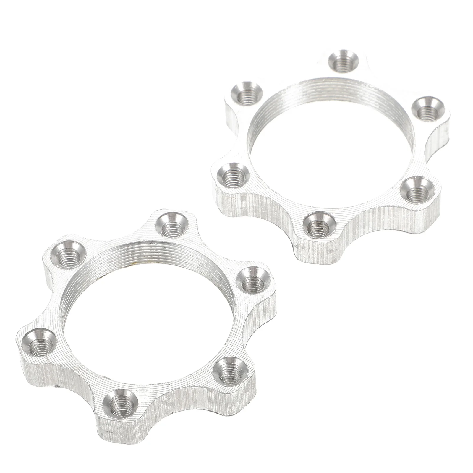 

2pcs Disc Brake Pads Bike Rotors Hubs Disk Refit Aluminum Alloy Adapter Threaded Durable Mountain Road Bikes Accessories