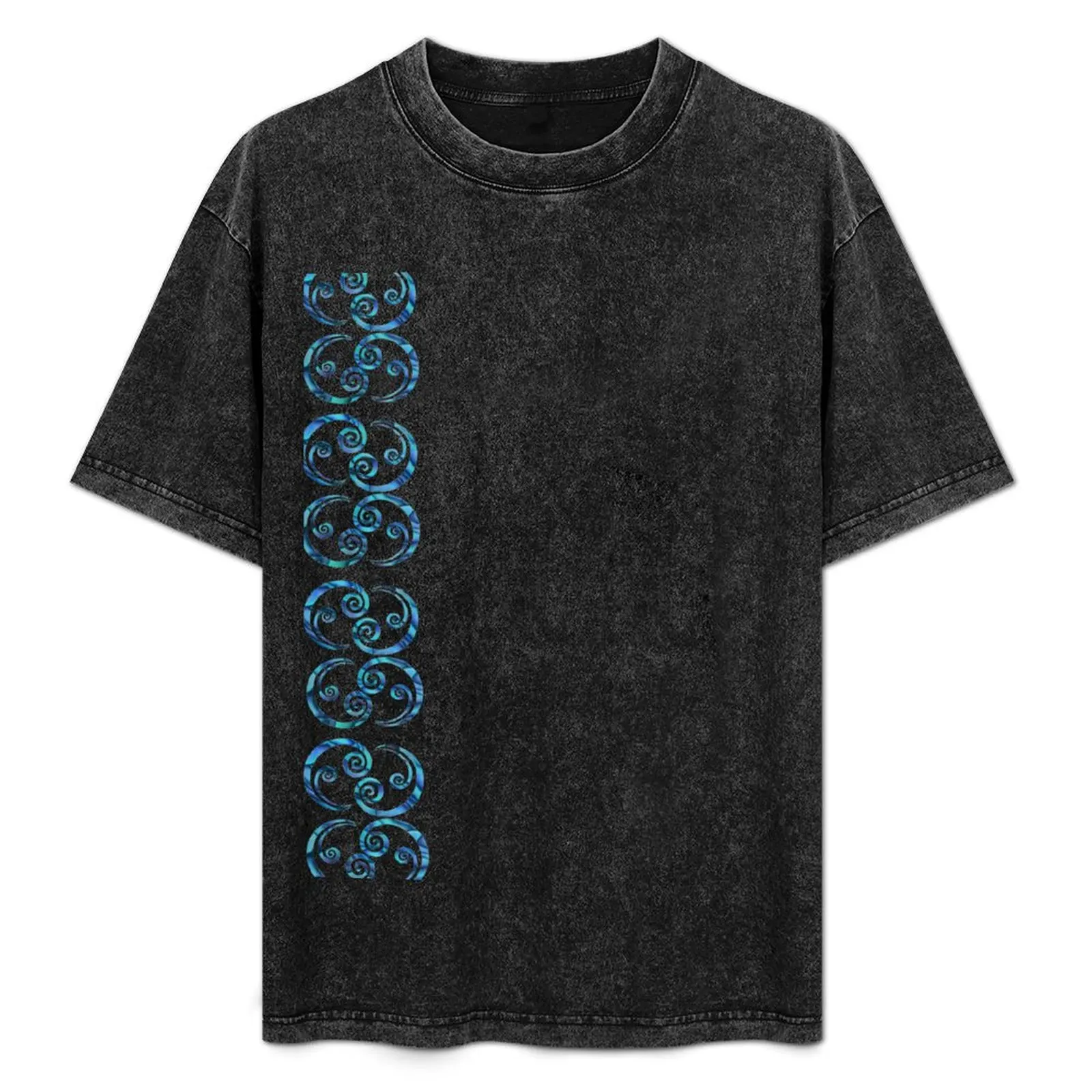 

Double koru line T-Shirt Summer Holiday Casual Tee